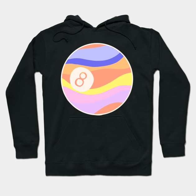 Groovy 8 Ball Hoodie by AlishaMSchil